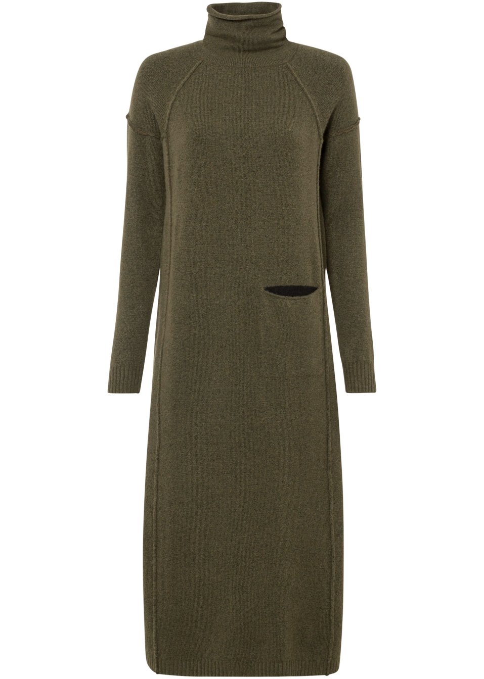 Robe en maille avec poche avec polyester recyclé