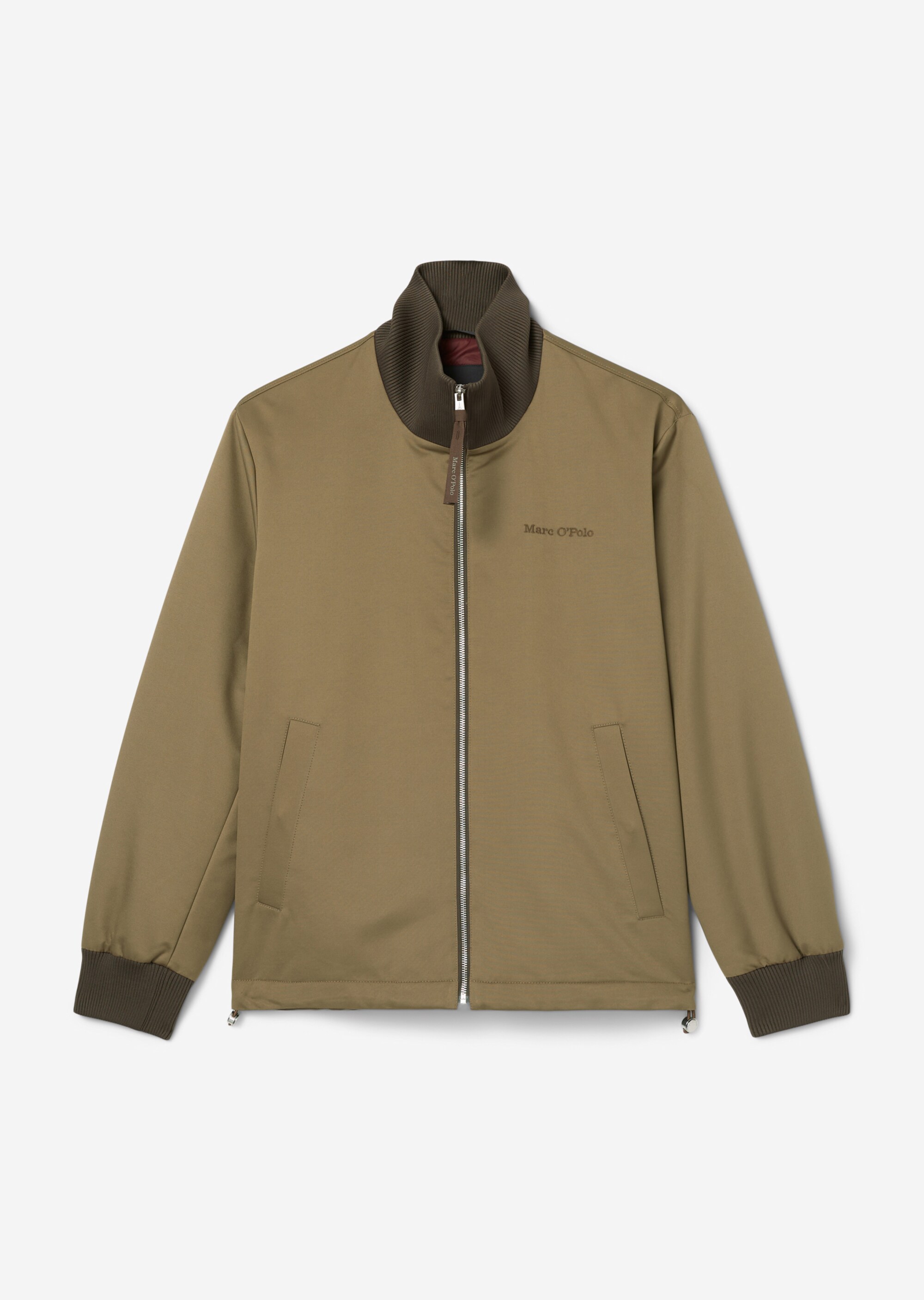 Jacke regular in wattierter Canvas-Qualität