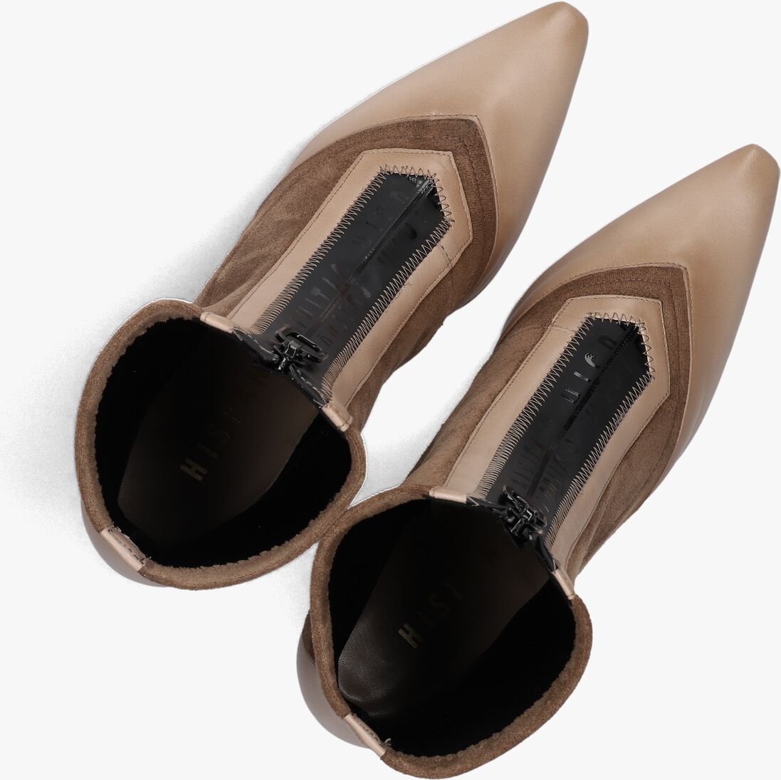 taupe hispanitas enkellaarsjes hi254186