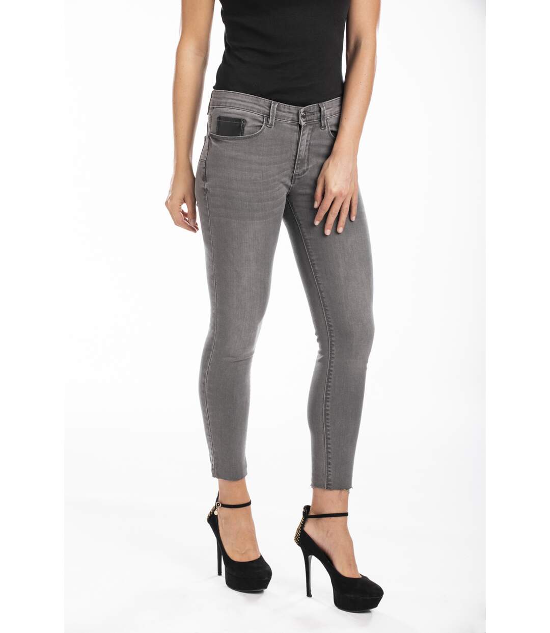 Jeans slim push up LORETA GRIS