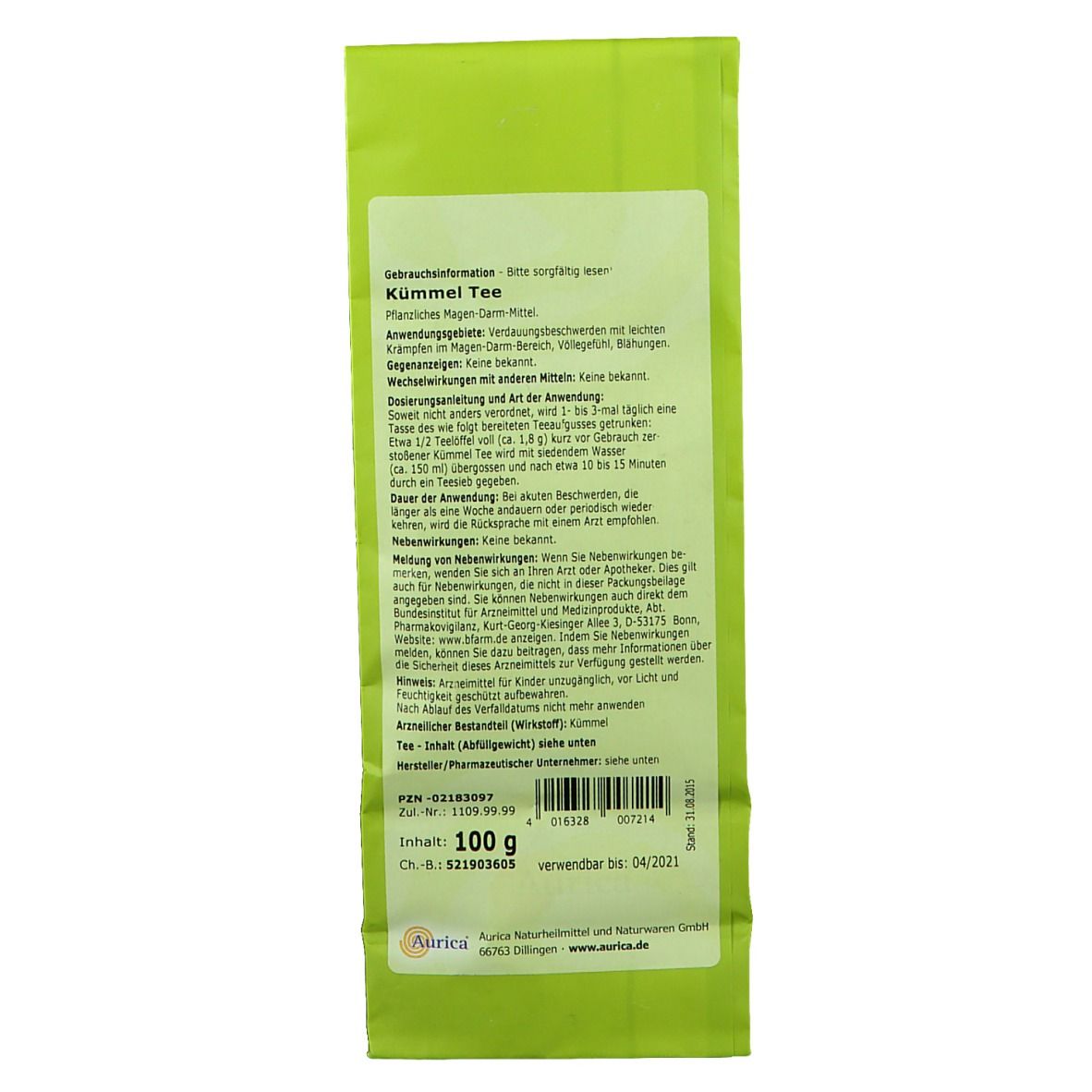 Aurica® Kümmel Tee
