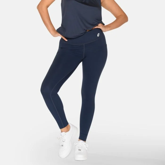 Zebdia Dame Lange tights Running Tights Blå