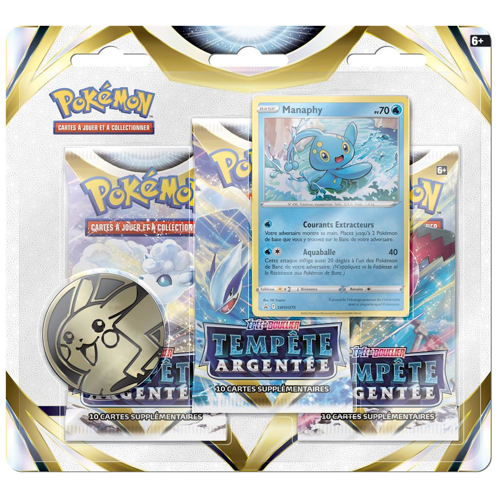 Pokémon EB12 : Tempête Argentée - Pack 3 Boosters