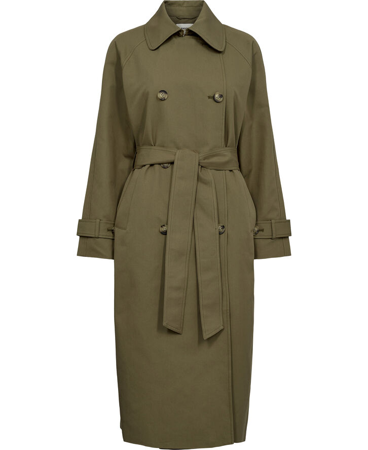 Magasin du Nord Collection Trenchcoat - Drew 1 GRS Dried herb