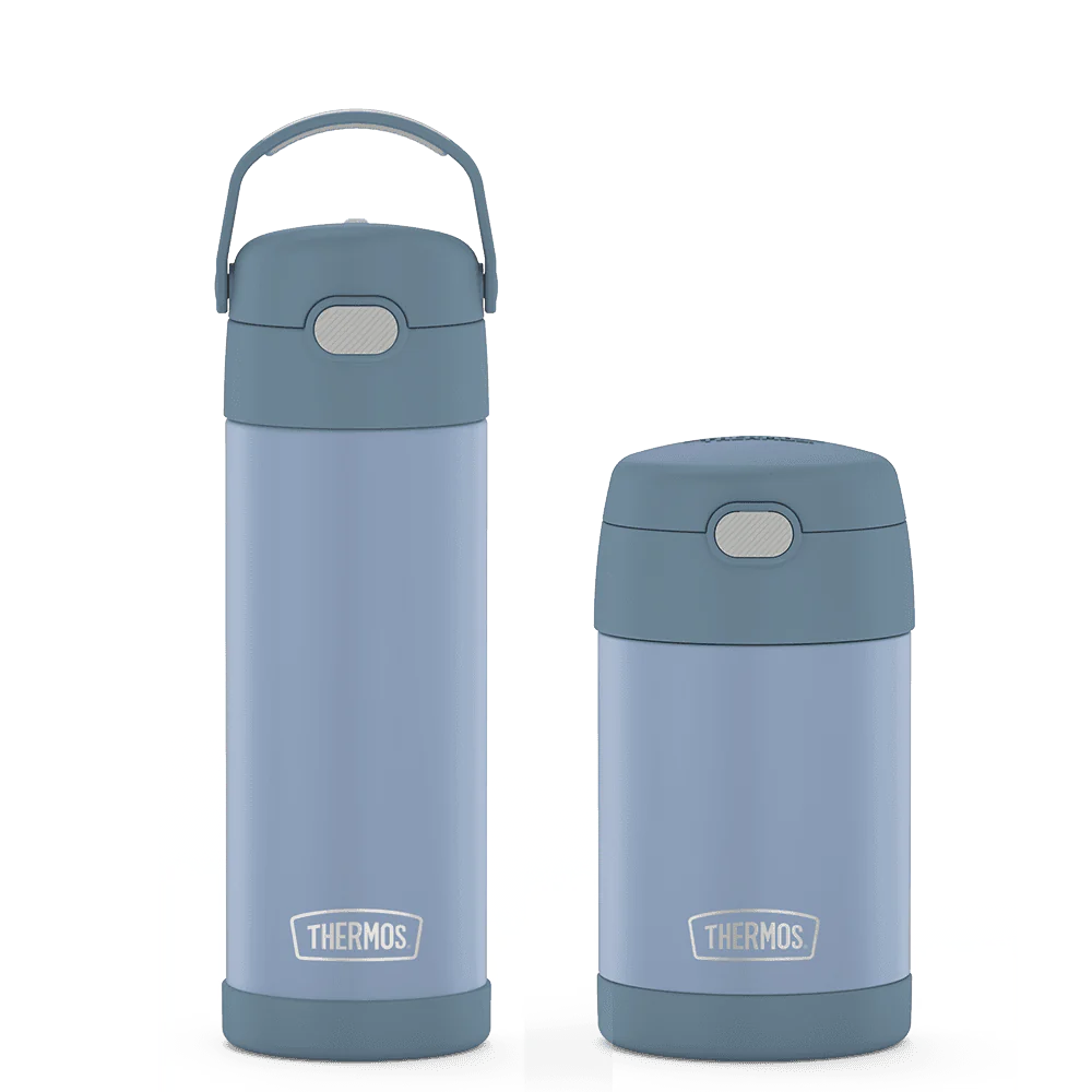 16oz FUNTAINER® FOODJAR - DENIM BLUE,16oz FUNTAINER®WATER BOTTLE - DENIM BLUE