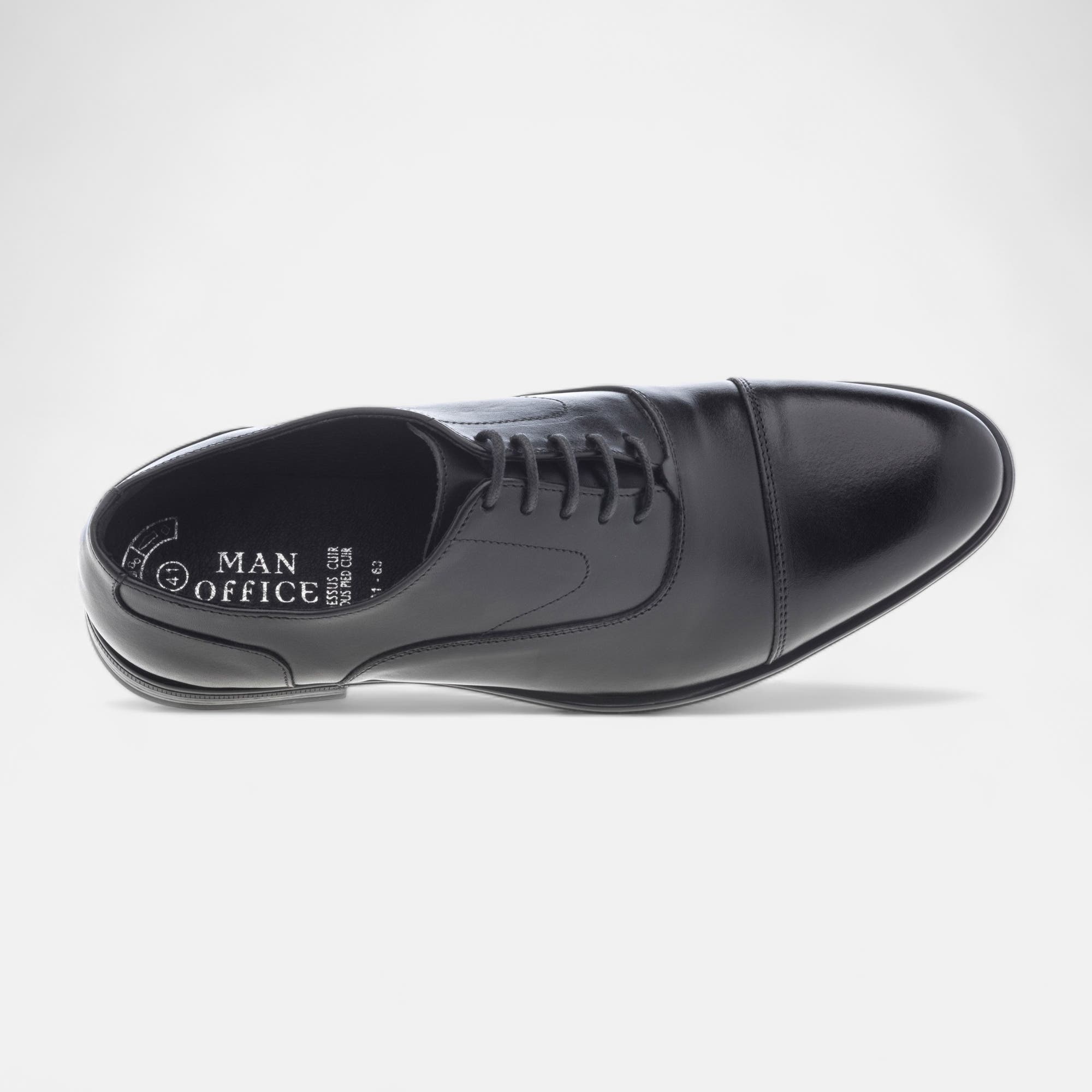 Richelieus Homme en cuir noir