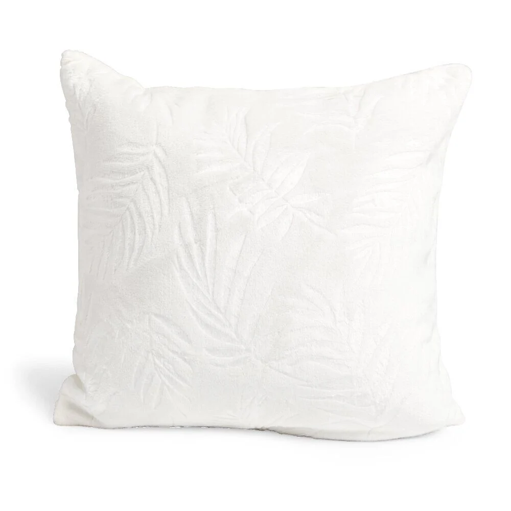 Housse de coussin gaufré 40x40cm polyester 240g/m² - 3 coloris