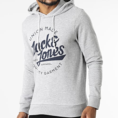 Sweat Capuche Simon Gris Chiné