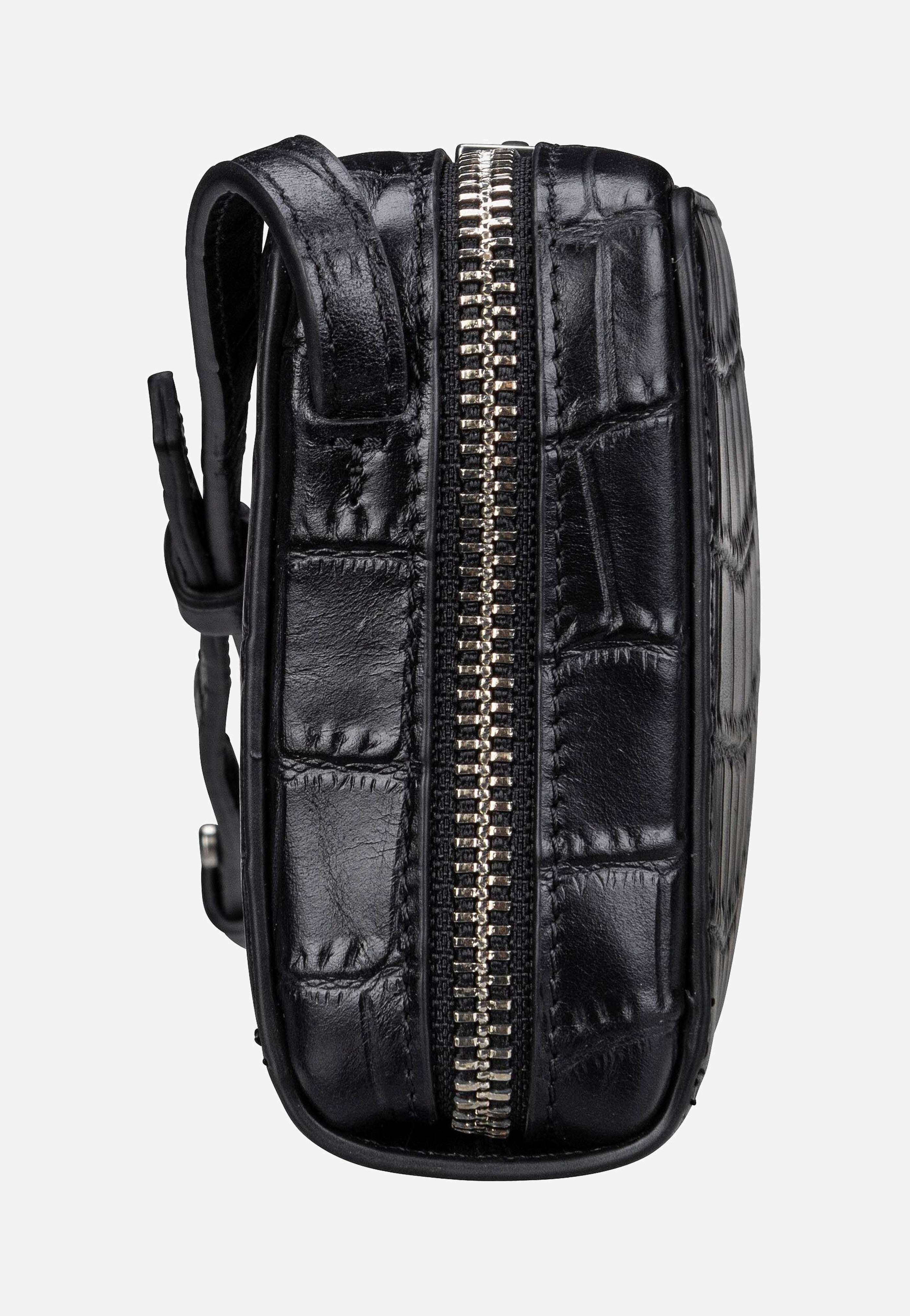 Lou New Croco 2158196 Black - Crossbody Bag