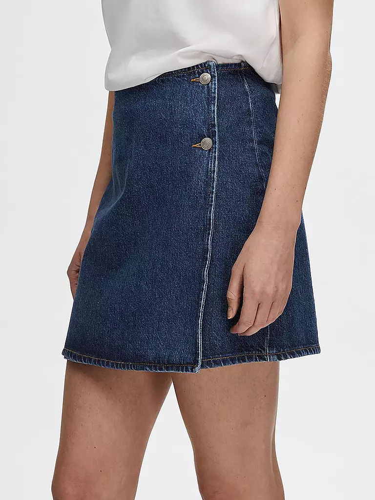 SELECTED FEMME Jeansrock SLFCLAIR blau
