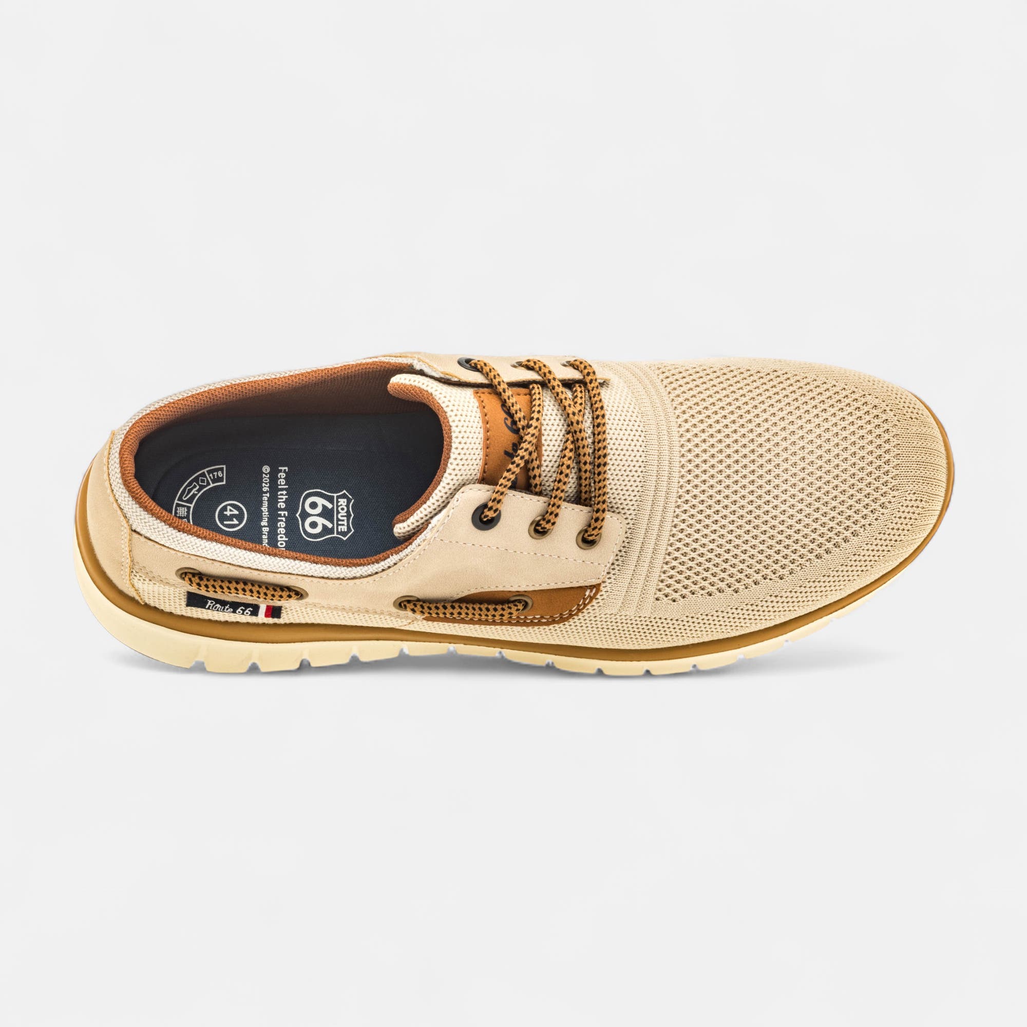 Chaussures bateau Homme beige