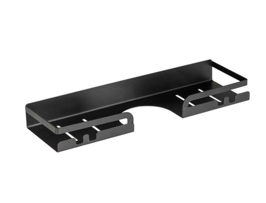 WENKO - Accessoire de douche Étagère de barre douche - l. 35,5 cm - noir