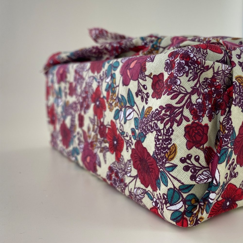 Furoshiki Moyen 48 X 48 Cm Coquelicot