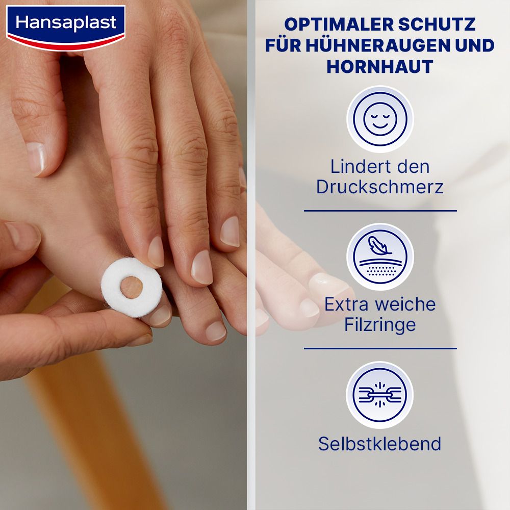 Hansaplast Hühneraugen-Druckschutzringe