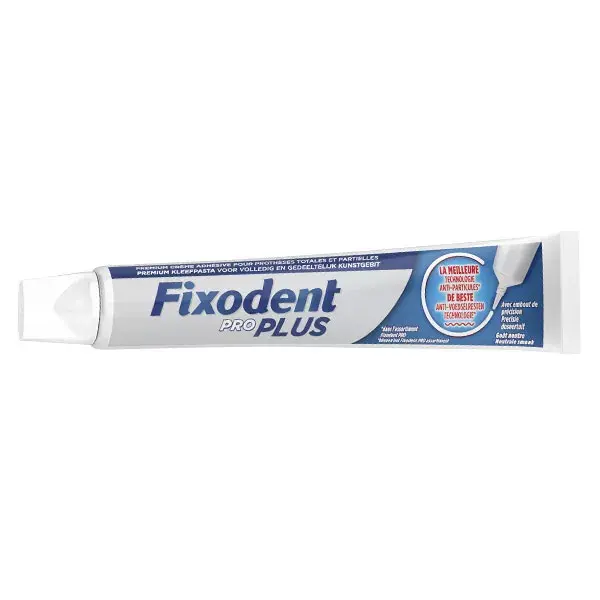 Fixodent Pro Plus Creme Adesivo Antipartículas Premium para Próteses Dentárias 57g
