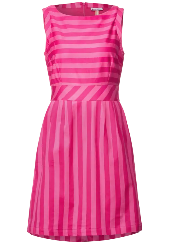 Etuikleid mit Streifenmuster - nu pink
