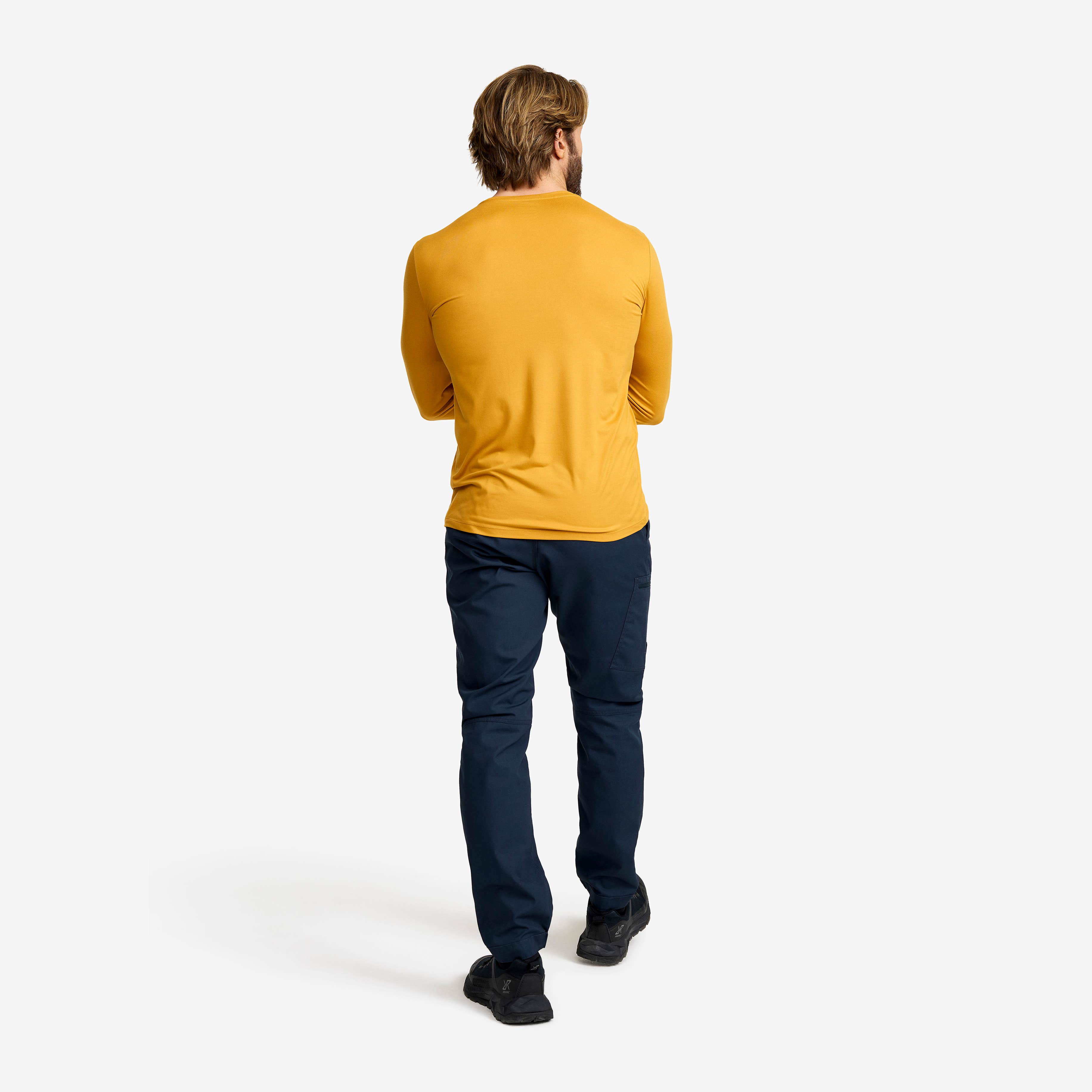 Mission Long-sleeved T-shirt Herre Harvest Gold