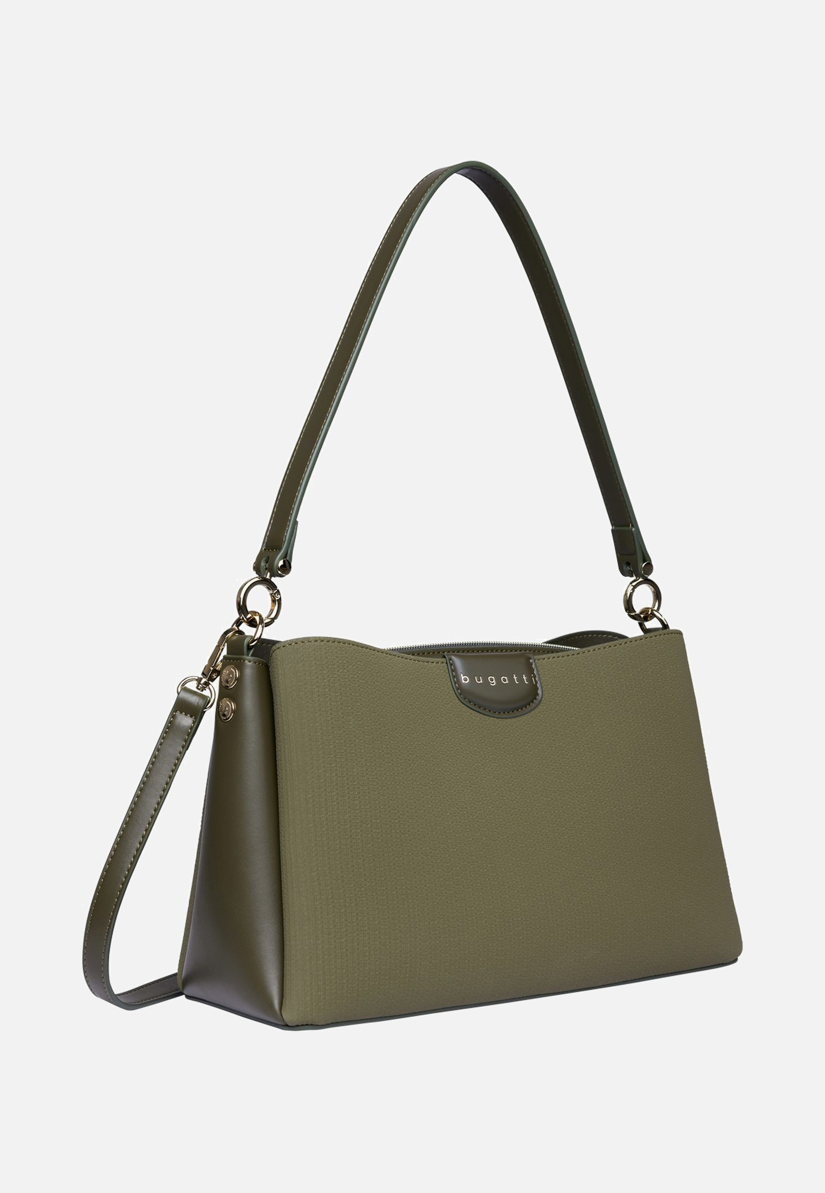 Leah Shoulder Bag M Olive - Umhängetasche