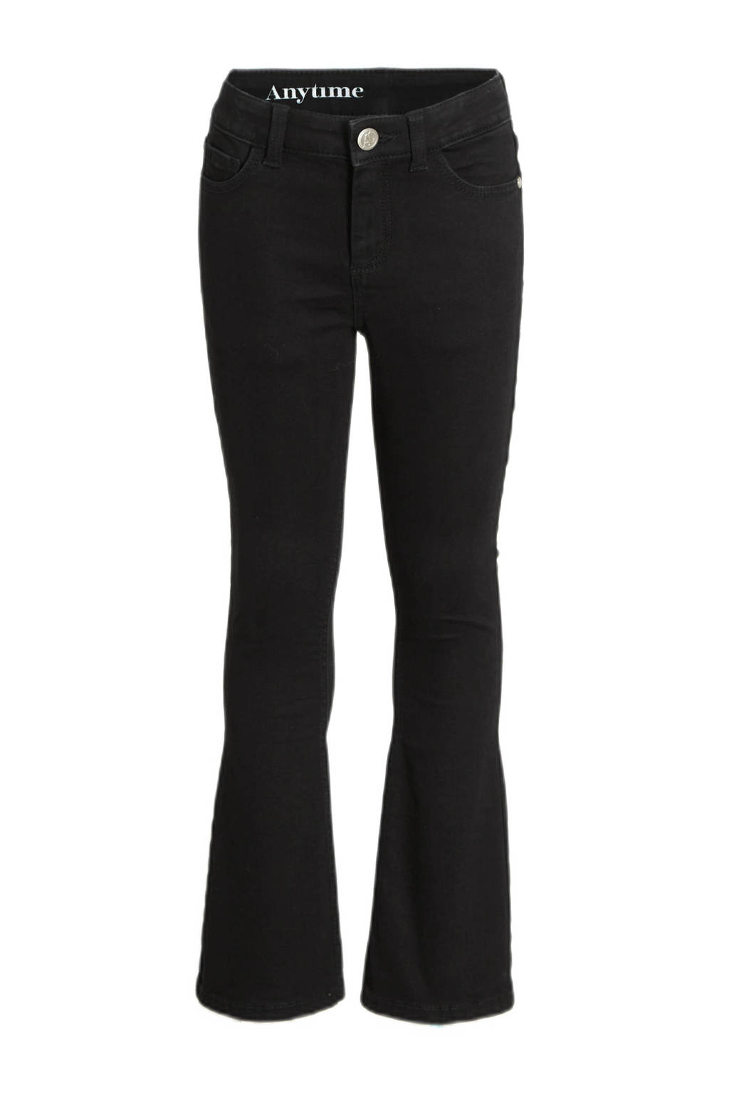 anytime flared jeans zwart