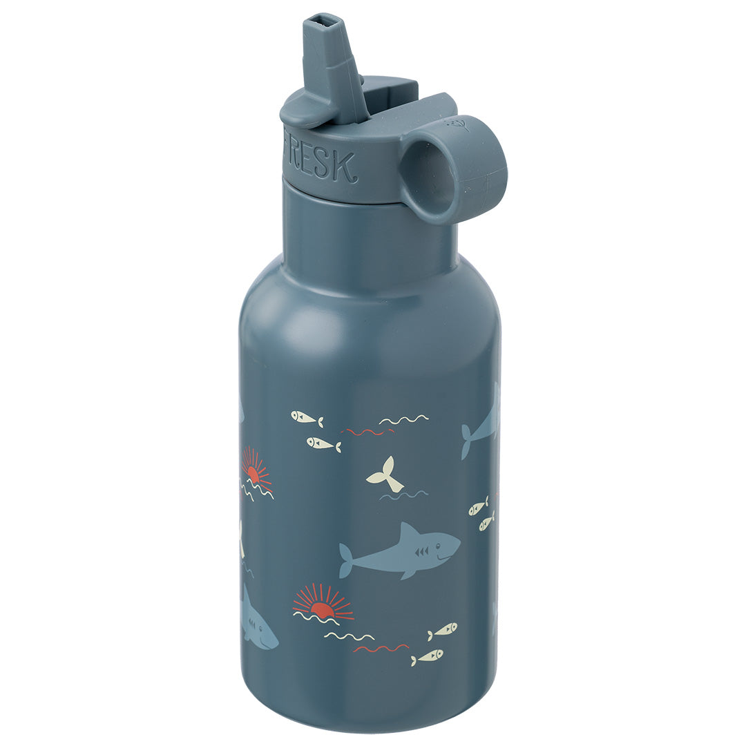 fresk rvs thermosfles met extra dop - shark - 350 ml
