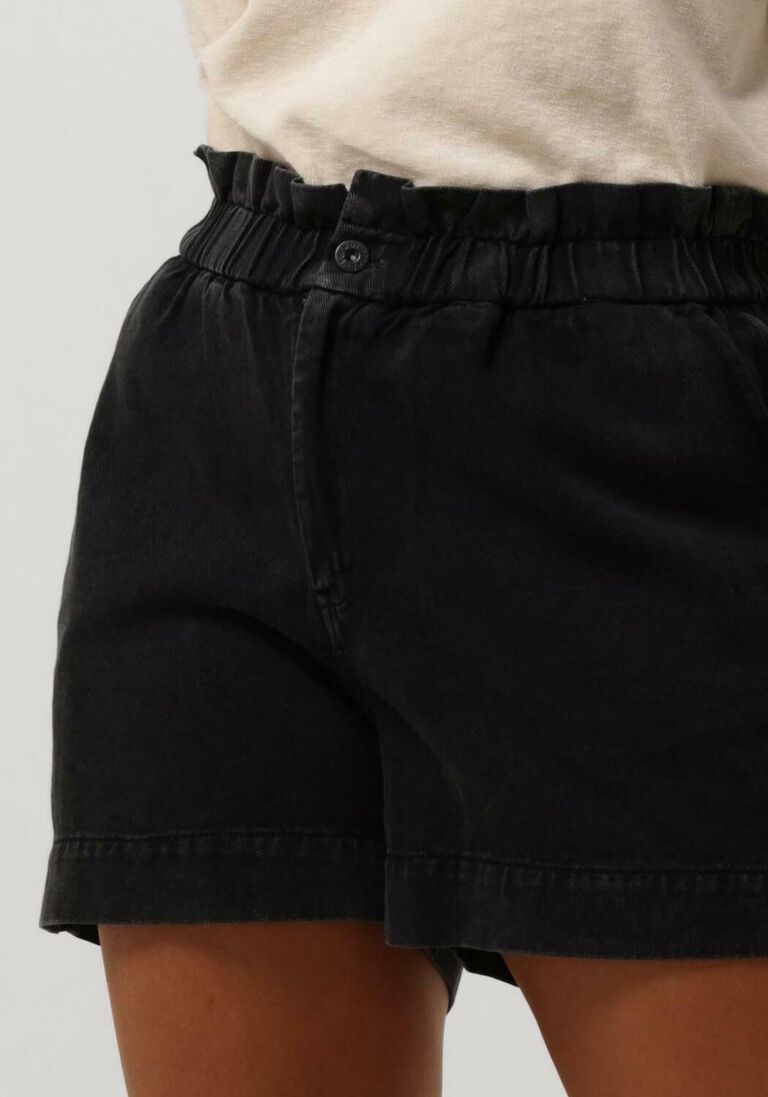 BY-BAR antraciet by-bar shorts leon twillshort