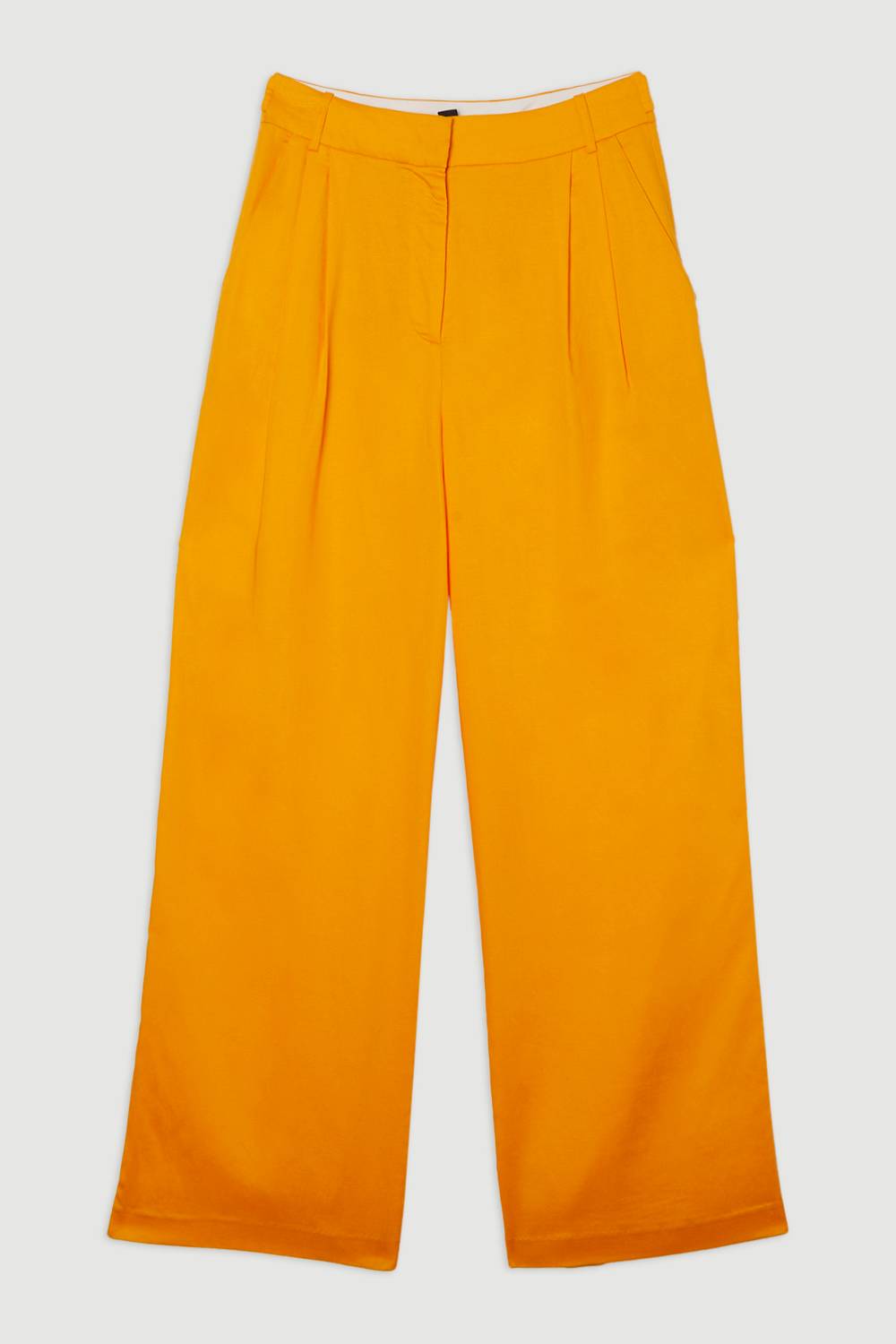 KarenMillen Pantalon large sur mesure en lin premium