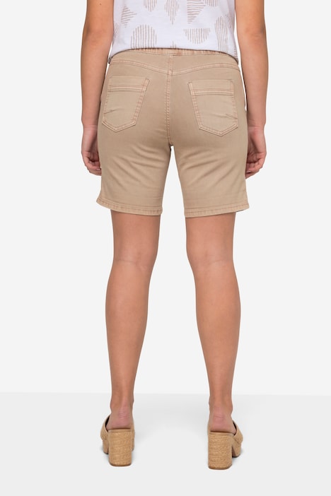 Shorts, gerades Bein, Elastikbund, mit recyceltem Polyester