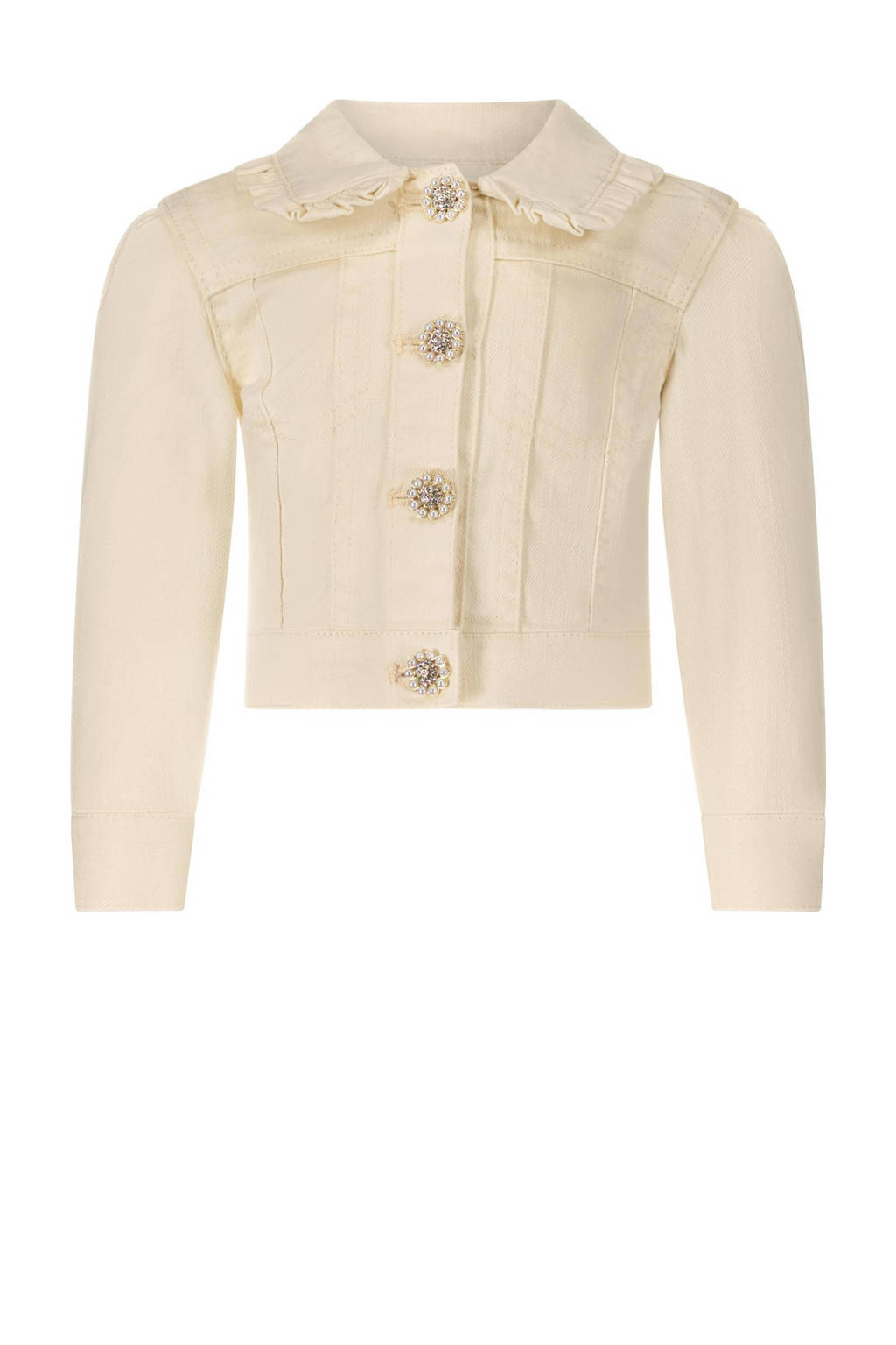 Le Chic baby spijkerjas ALIDA wit