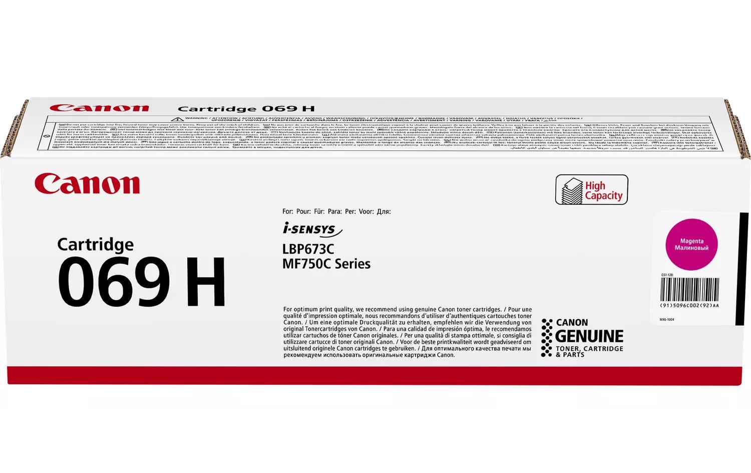 Toner 069H / 5096C002 Magenta<br>Druckerpatrone, Magenta