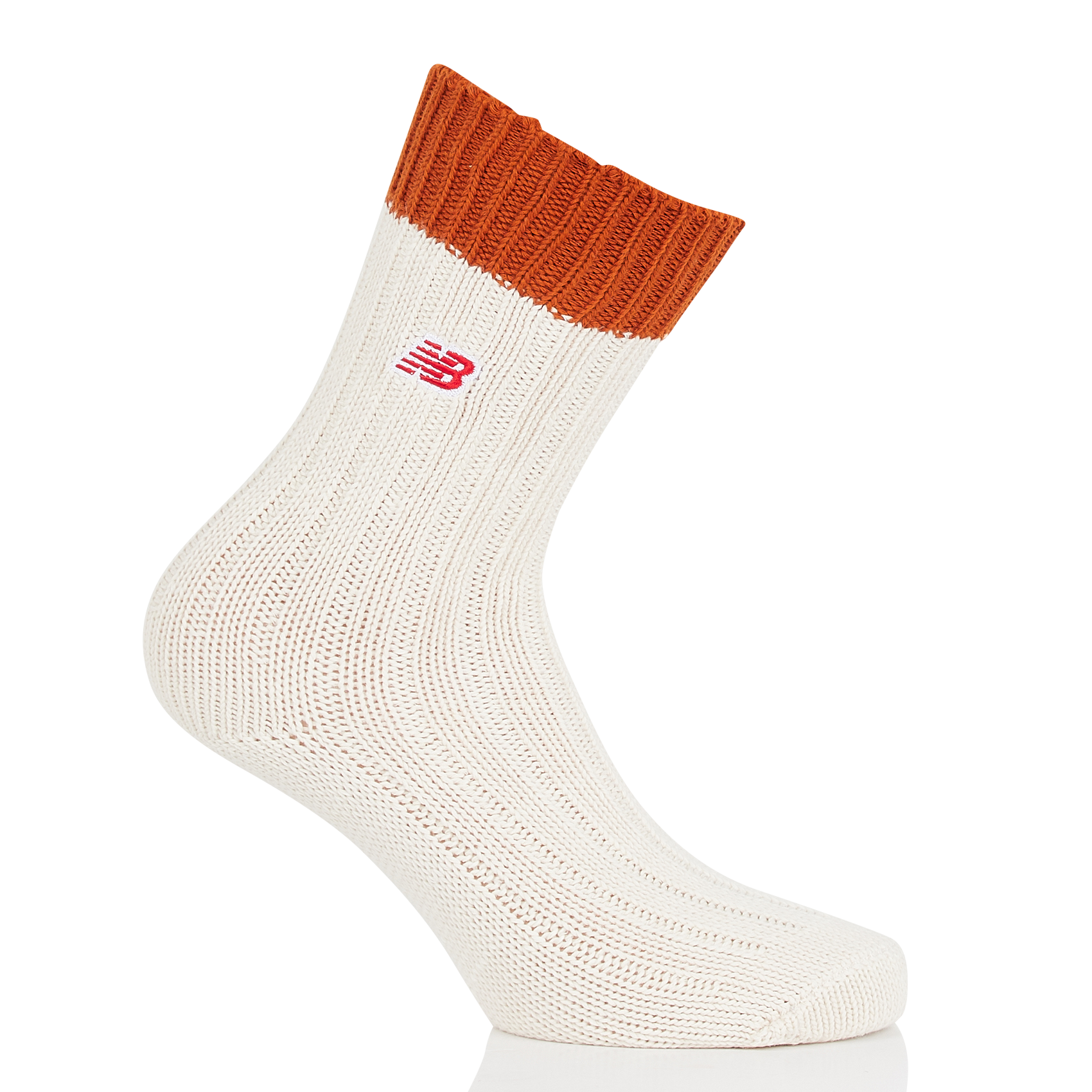 Chaussettes logo brodé | Beige