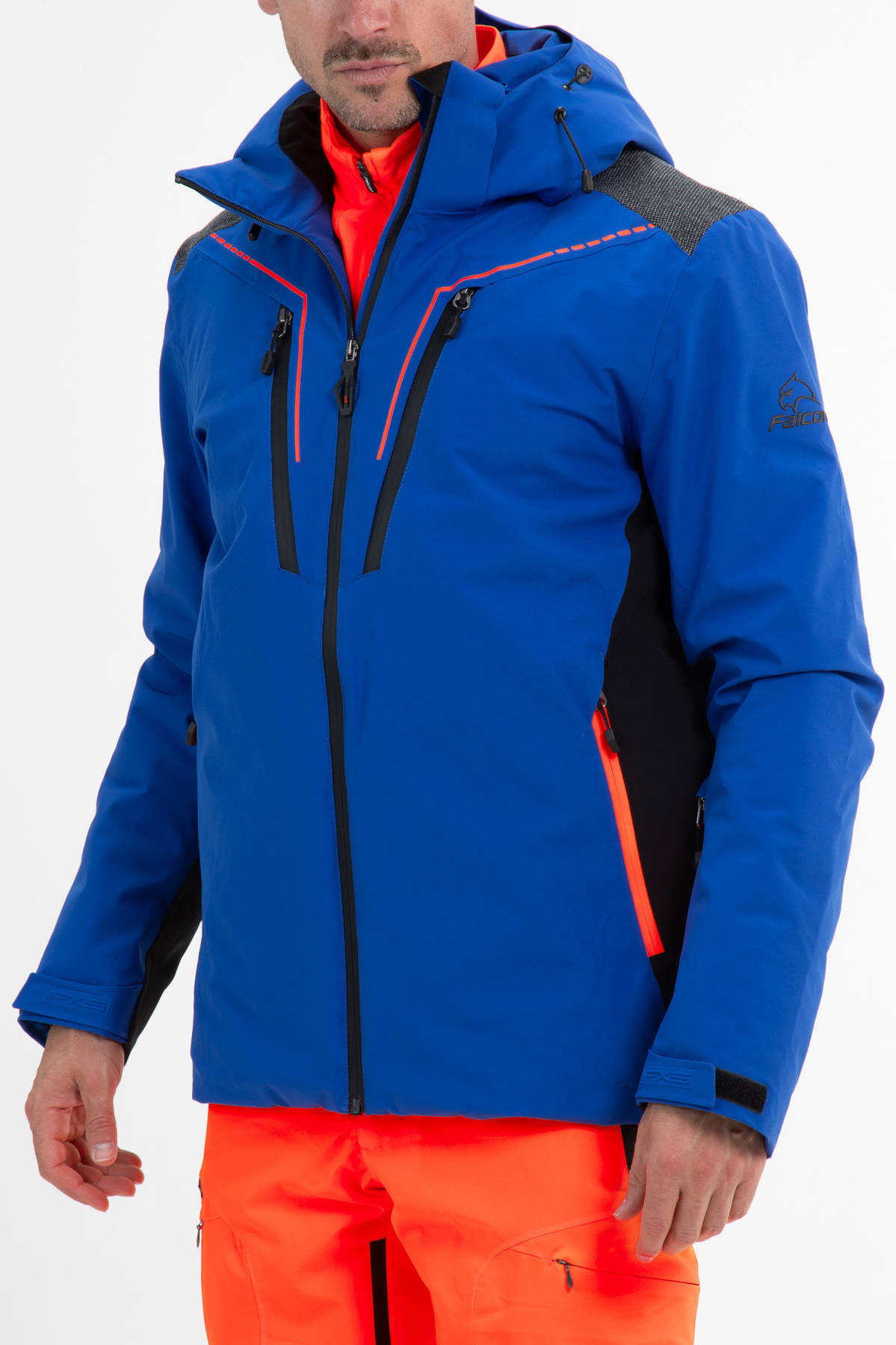 Falcon ski-jack Bastiaan blauw