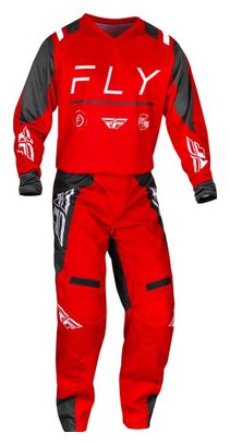 Pantalon Fly Racing Fly F-16 Rouge / Charbon / Blanc