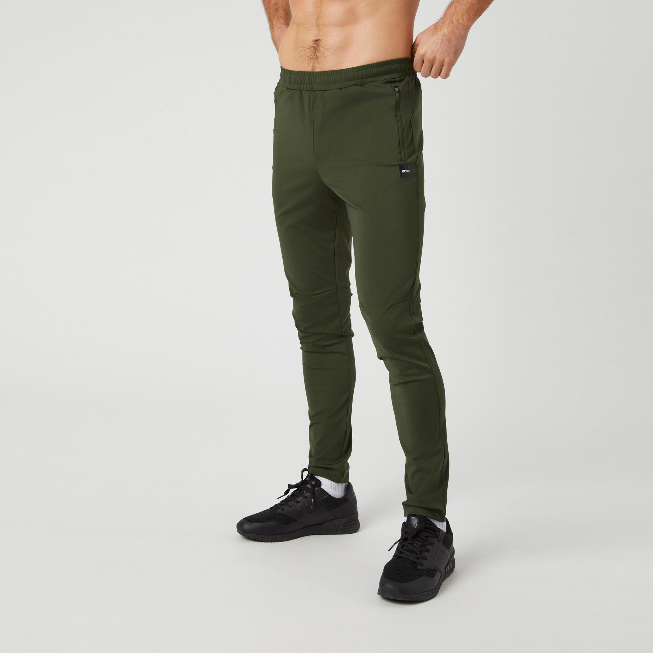 Björn Borg Pantalon Survêtement Hommes - Vert Foncé