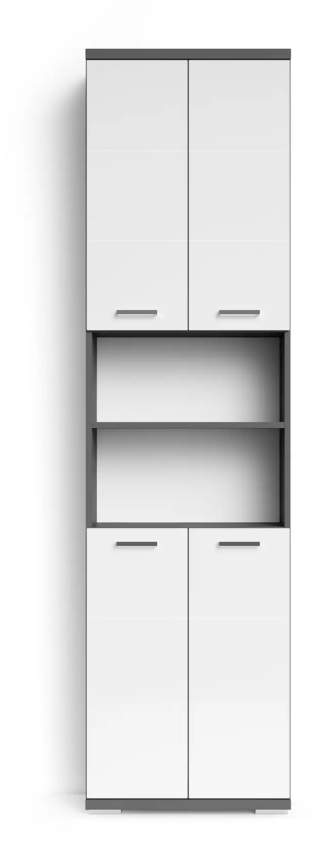 byLIVING Hochschrank »Nebraska« Breite 50 cm, Badezimmerschrank mit Metallgriffen, viel Stauraum