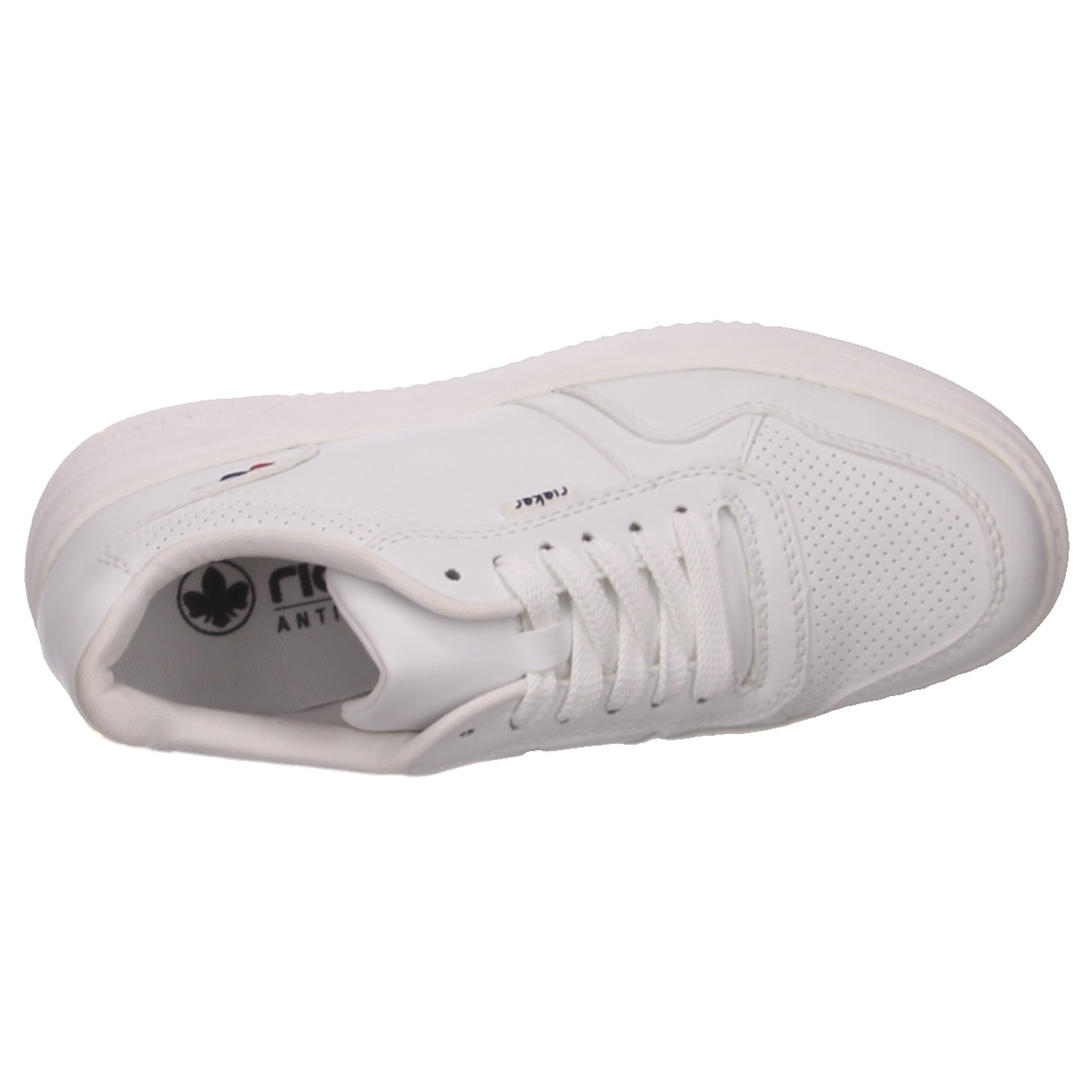 Rieker Sneaker weiß weiss/weiss kombi