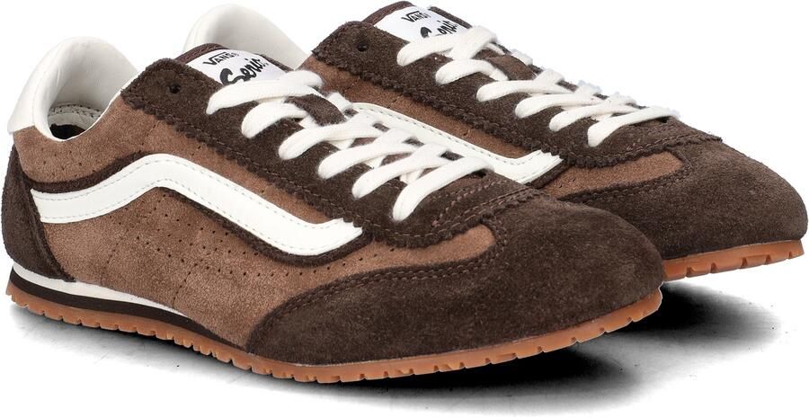 VANS Sneakers laag 'SUPER LOWPRO' bruin chocoladebruin wit
