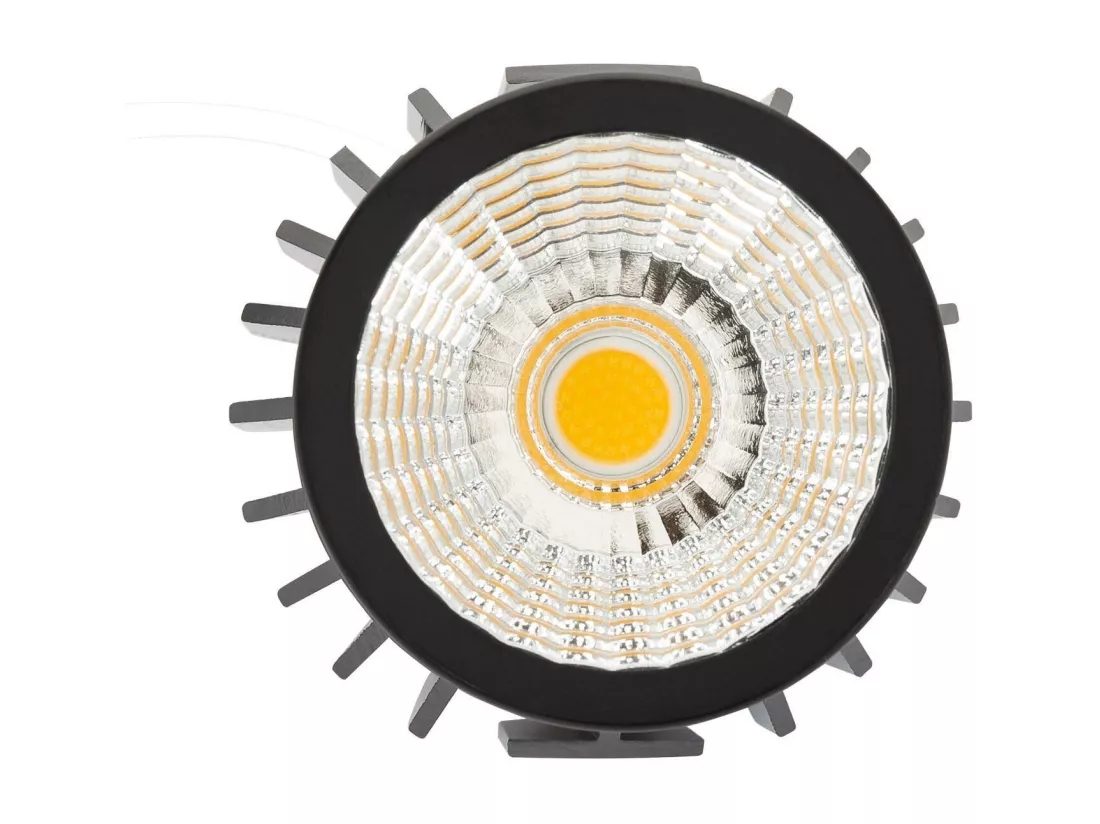 Module LED 15W No Flicker pour Collerette Downlight M16/GU10 3000K 55º Blanc chaud