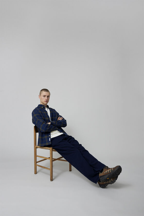 Forét HORNET FLANNEL SHIRT Navy/army