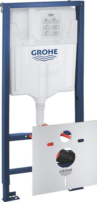 Grohe - Rapid SL Inbouwreservoir - Hangtoilet - Stalen Frame - Poedergelakt