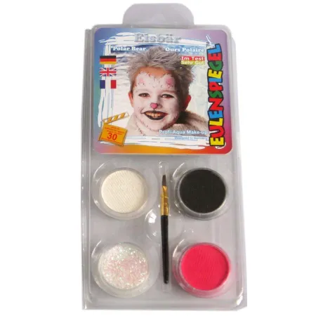 Eulenspiegel Profi-Aqua Make up Set Eisbär