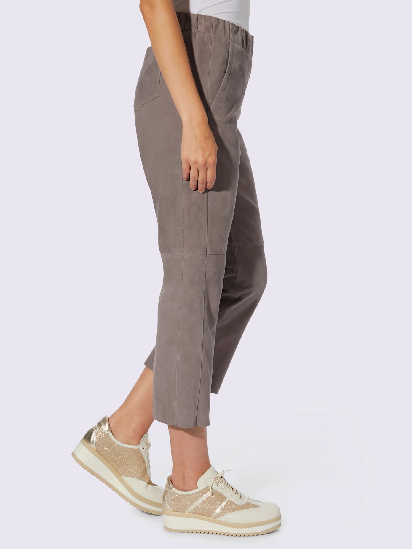 Pantalon en cuir cuir velours très doux