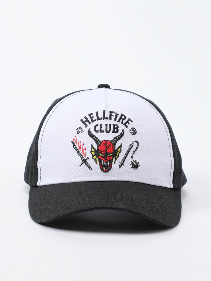 Boné do Clube do Inferno - Stranger Things Netflix - Branco