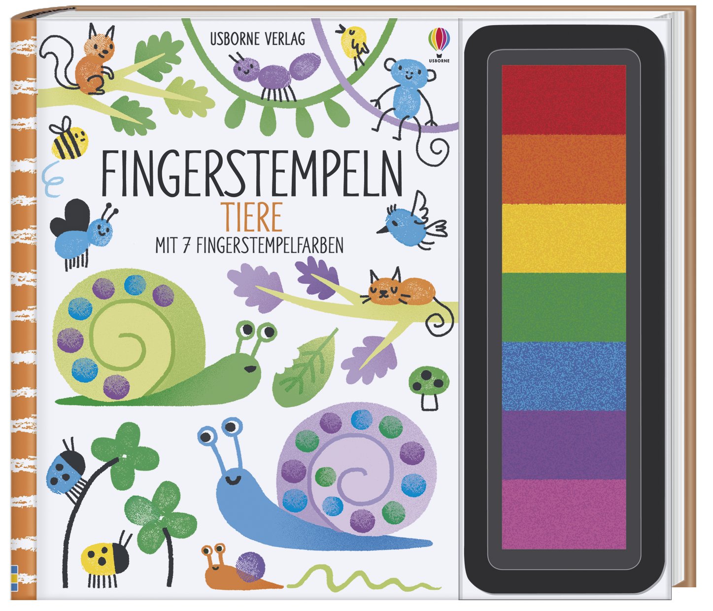 Fingerstempeln-Reihe / Fingerstempeln: Tiere