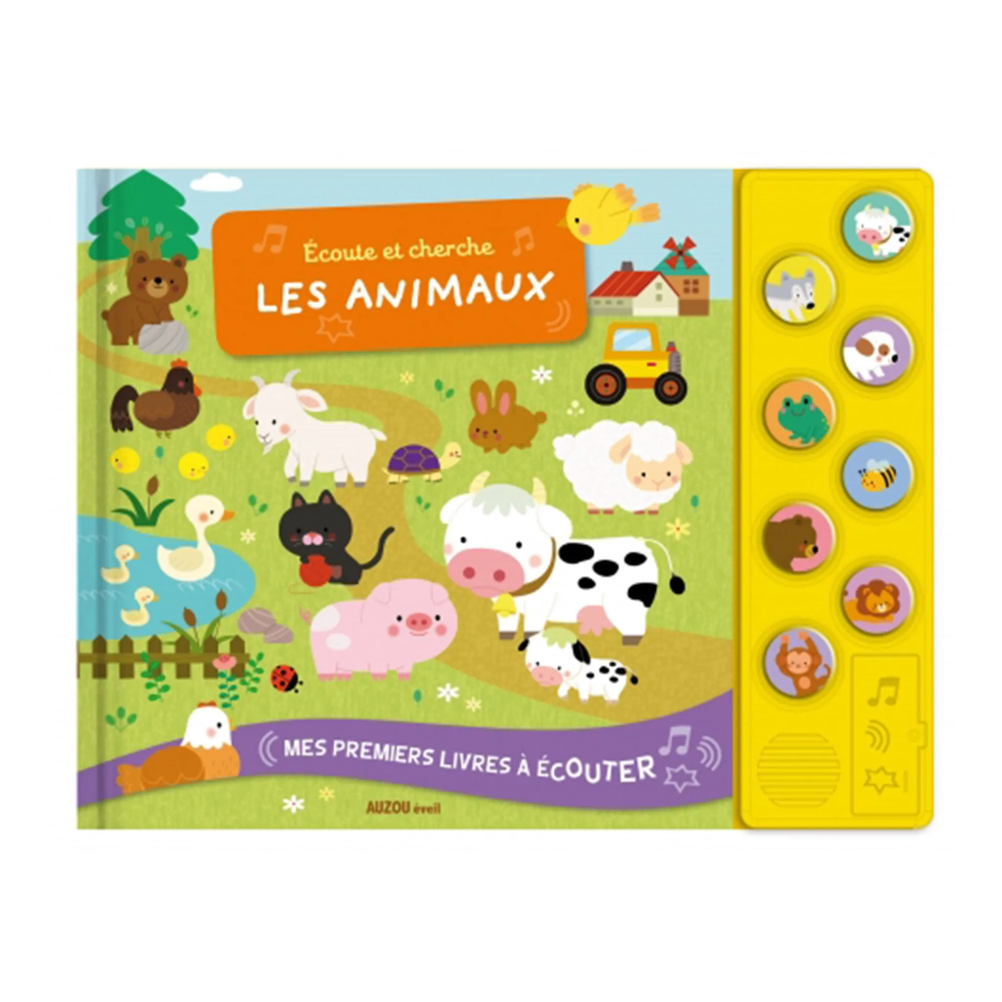 Auzou Écoute Et Cherche Les Animaux