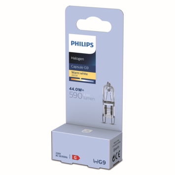 Philips EcoHalo capsulelamp G9 42W warm wit helder
