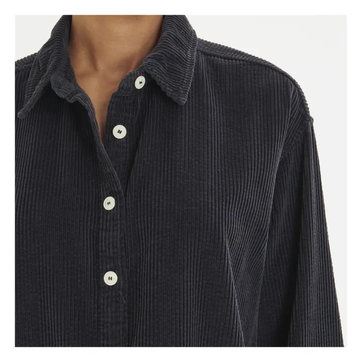 American Vintage Sur-Chemise Velours Côtelé Padow | Carbone