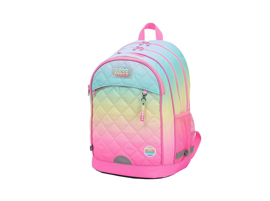 MOCHILA AUCHAN 2 COMPARTIMENTOS SHIMMERING 45X20X31CM