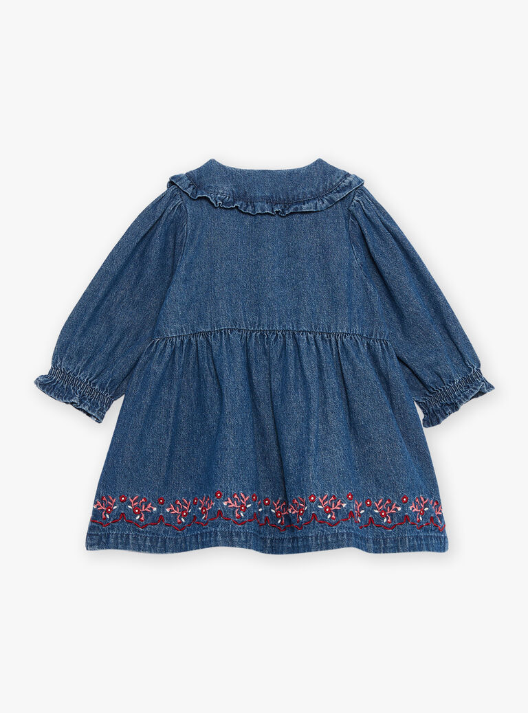 Robe bleue en jean