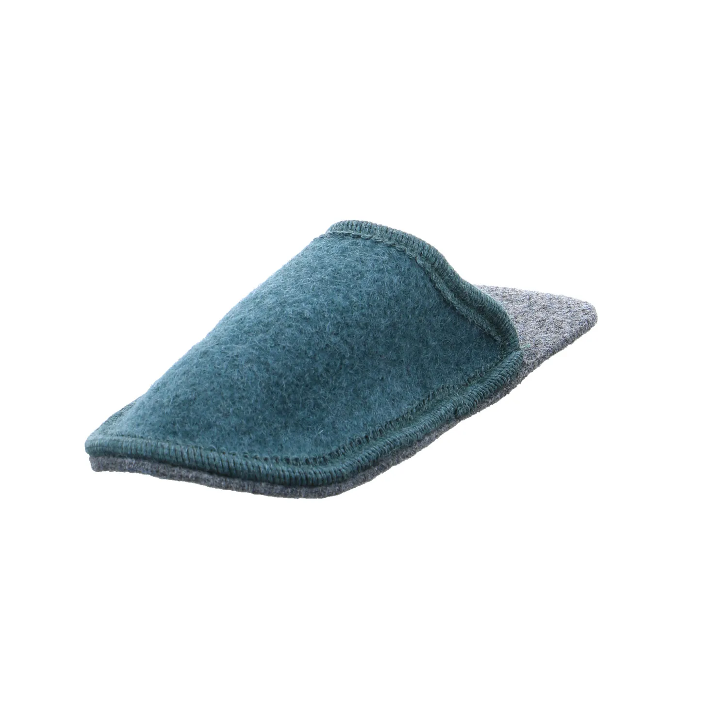 GOTTSTEIN Hausschuhe + Stiefelsocken Dunkelgrün Textil