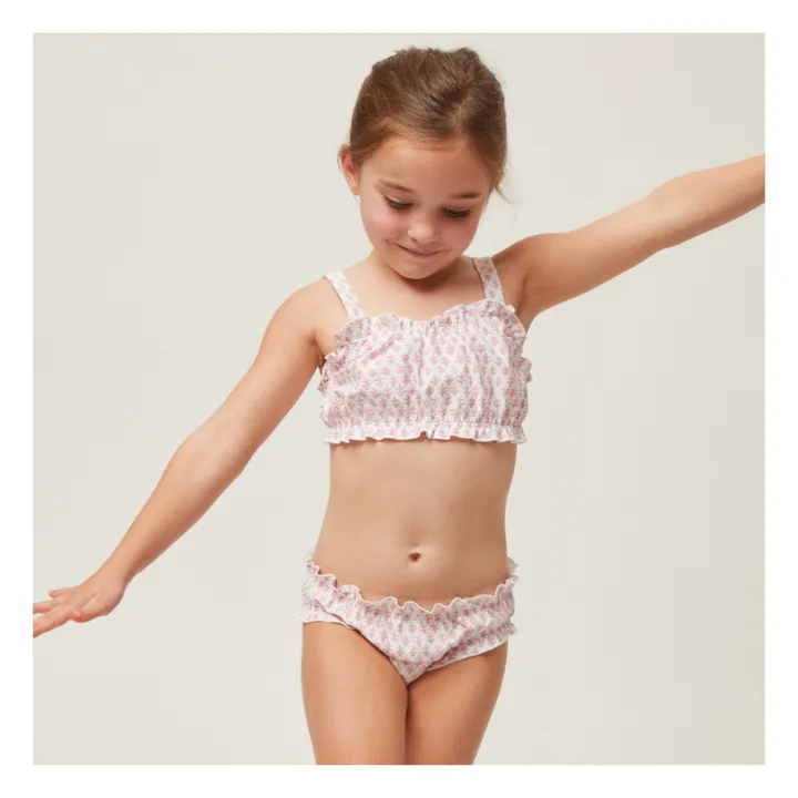 Minnow Maillot de Bain 2 Pièces Ruffle | Vieux Rose